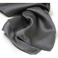 Dark Gray Silk Scarf - 8"x45"